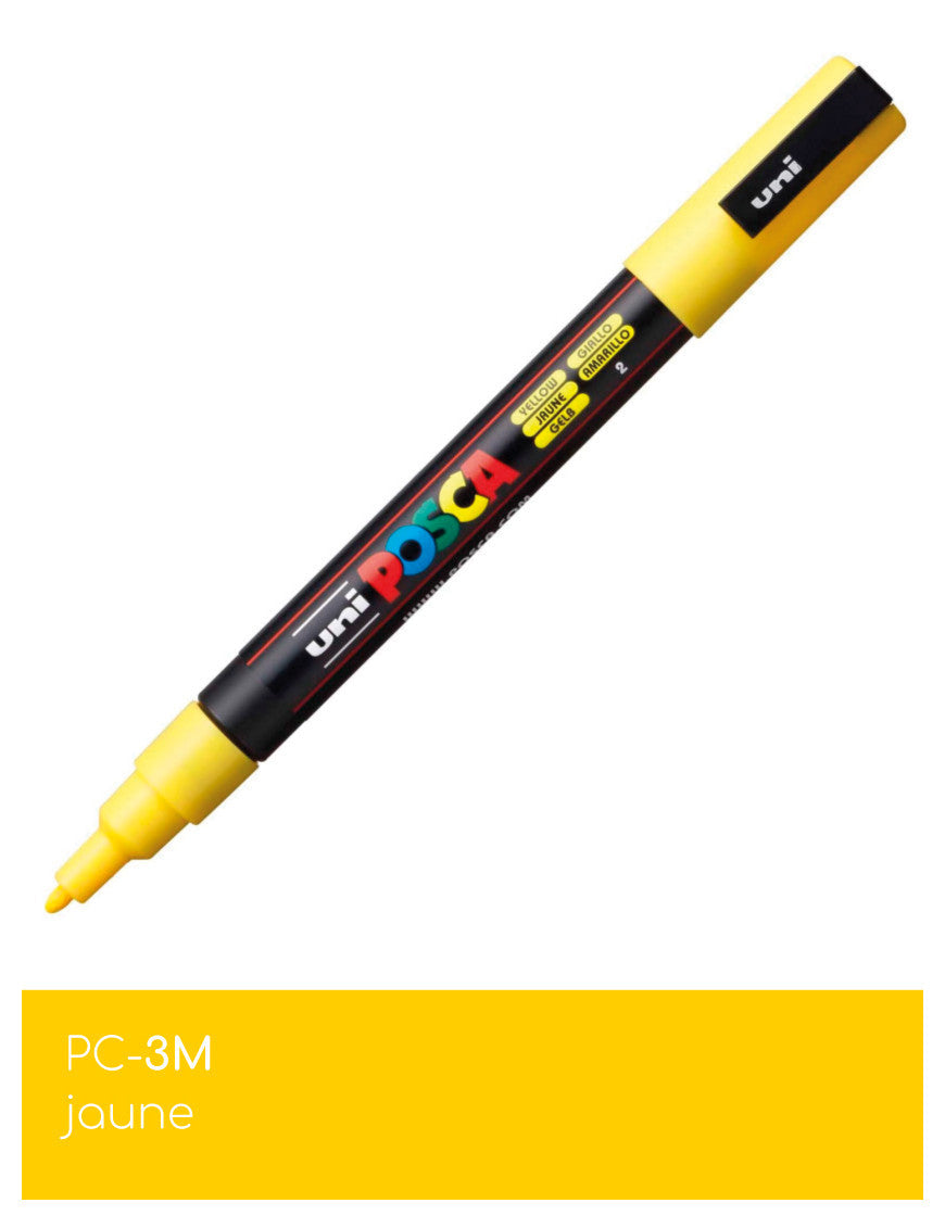 Marqueur peinture POSCA Pochette Pastel de 8 PC-3M